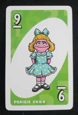 2004 UNO Sesame Street 35Th Special Edition Card Green Prairie