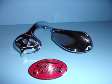 1934 Ford Passenger Car Grille Ornament Red Script Emblem Radiator Cap Drake