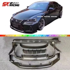 For 17-20 Lexus IS200t IS300 IS350 Real Carbon Fiber Rear Trunk Lip Spoiler Wing