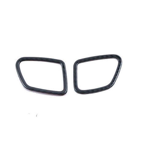 For 2020-2022 Cadillac CT4 Carbon Fiber Instrument L&R Air Outlet Vent Trim 2PCS - Picture 4 of 6