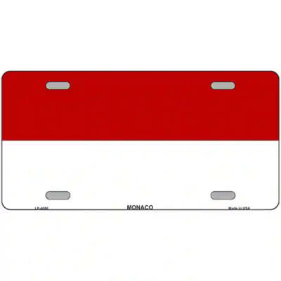 Monaco-C Flag Metal Sign