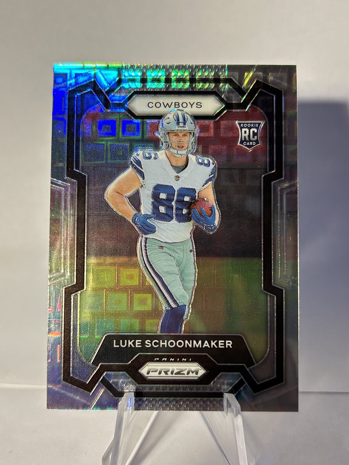 2023 Prizm Football Luke Schoonmaker Pandora Prizm Rookie /400 #325 - Dallas