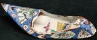 Vintage 1970s Minakari Enamel Shoe Ashtray Painted Handmade Folk Art Kuwait LOOK — photo 2