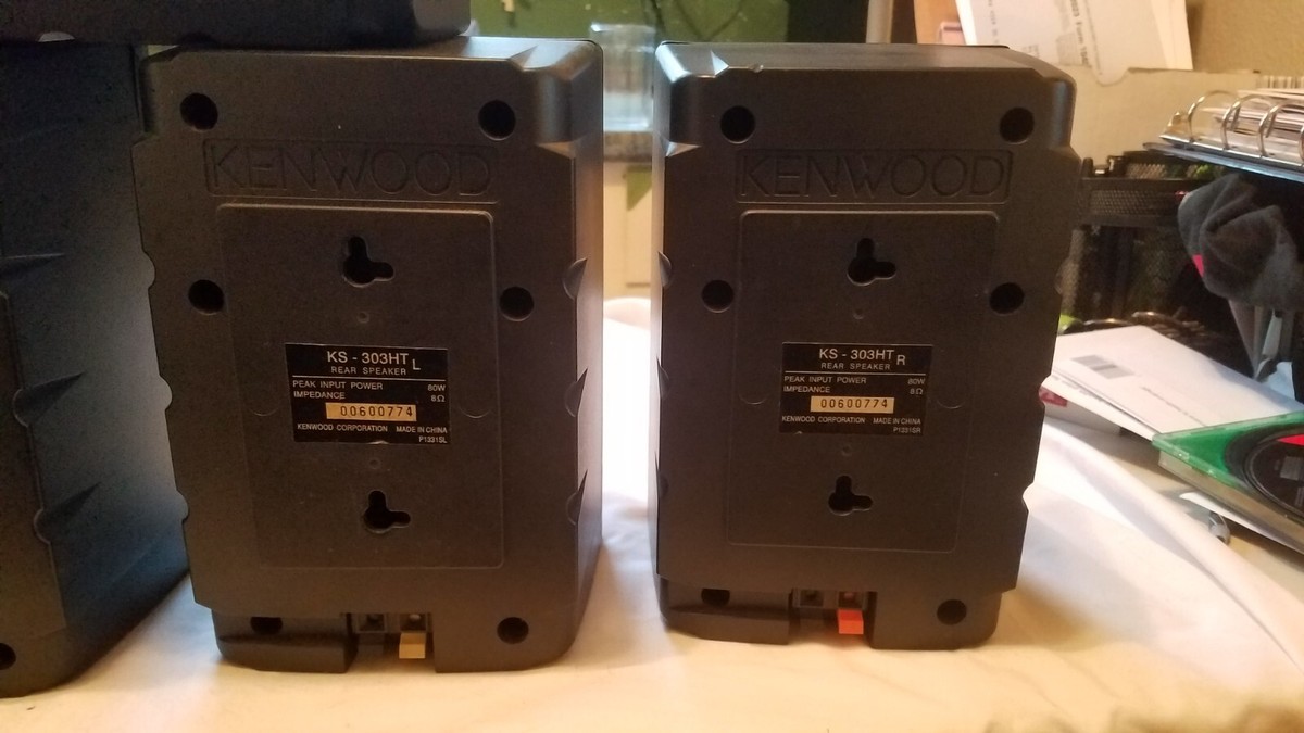KENWOOD KS-303HT 5 Speaker Surround Sound Bookshelf Set | eBay