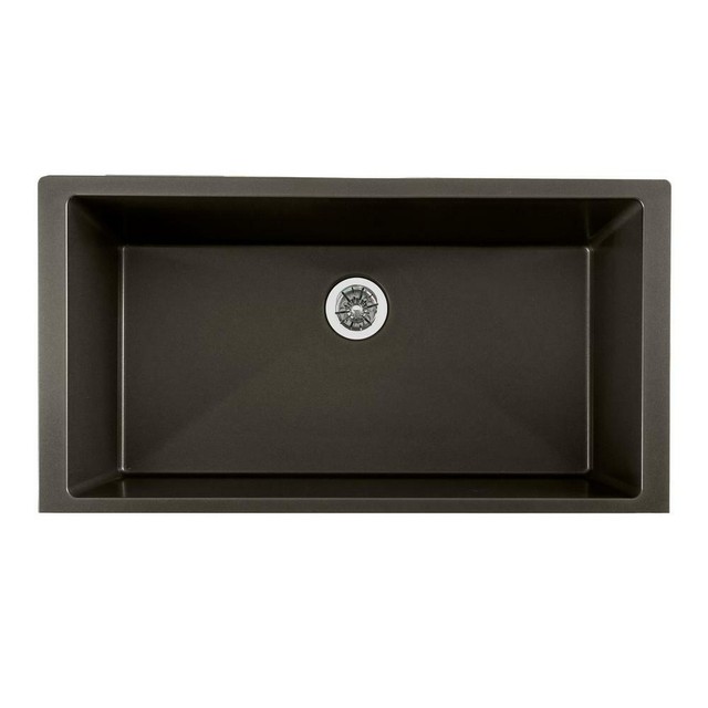 Elkay Quartz Luxe Perfect Drain Undermount Composite 36 Single