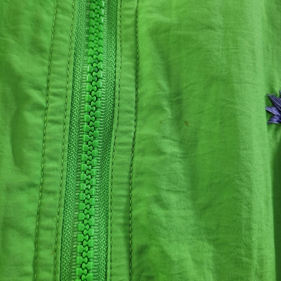 Винтажный Rothschild с капюшоном куртки девочек размер 14 Athletic ярко зеленый осени весны - Изображение 4 из 4