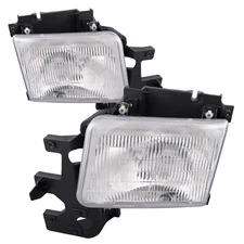 Headlight Pair Fits 1995-1997 Dodge B1500 B2500 B3500 Full-Size Van