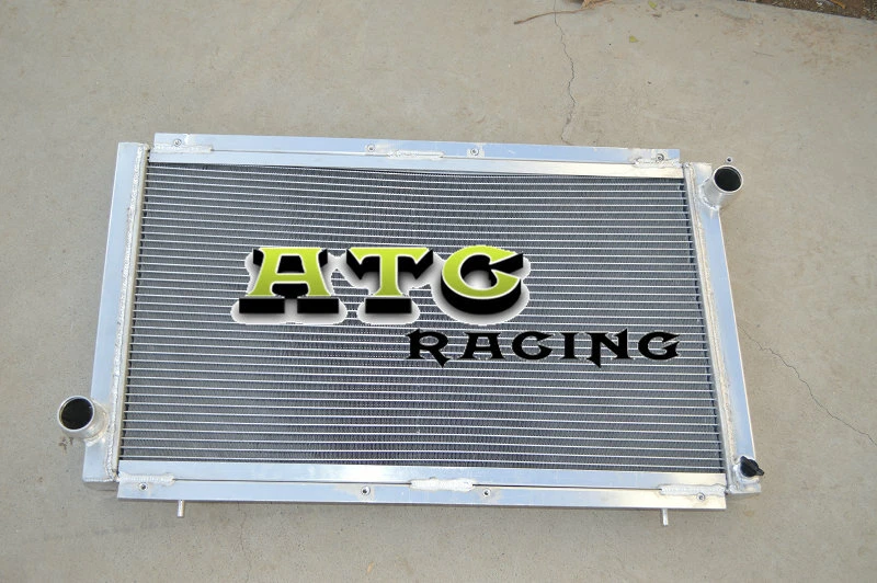 Radiador de aluminio 2 filas para Subaru Impreza Wrx Rs Gc8 2,0 L EJ20 + ventilador 1992-2000 MT Foto 4 de 4