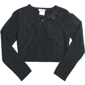 girls black bolero cardigan