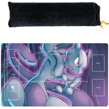 NEW Mewtwo Pokemon Playmat TCG Card Game Play Mat Gaming Desk Mat Mouse Pad l74