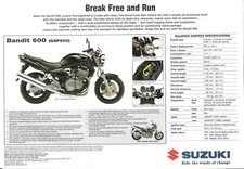 Suzuki Motorcycle Manuals and Literature 2004 Year of Publication