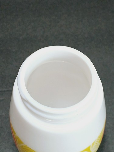 Vtg Gemco ORANGE SLICE DESIGN Creamer Dispenser=Porcelain(?) with Metal Lid - Picture 10 of 11