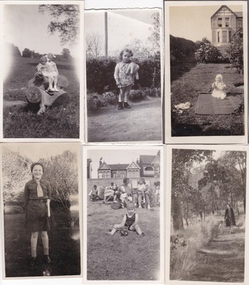 13 x Vintage Schnappschuss Fotos von Kindern Kids Jungen Mädchen