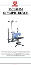 Marcy MCB880M Home Multi Gym Bundle + 105kg Cast Iron Weights & 3 Bars