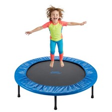 Machrus Upper Bounce Mini Round Foldable Rebounder Fitness Trampoline with Trave