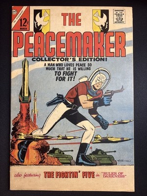 The Peacemaker #1 (Charlton March 1967) 3rd app & Premiere solo title HIGH GRADE