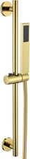 High Pressure Handheld Shower Head Adjustable Slide Bar Combo – Brushed Gold