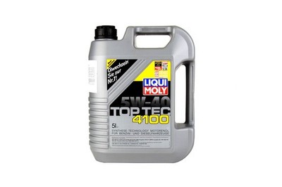 For LIQUI MOLY LIM9511 5W40 5L Engine Oil 5W40 5L TopTec 4100 9511 Engine Oil T