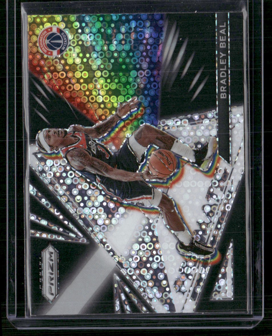 2021-22 Panini Prizm #9 Bradley Beal Fireworks Fast Break