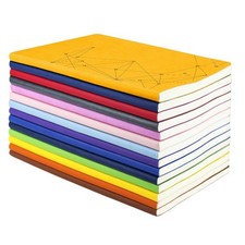 A5 Size Pack of 4 Notebooks for Journaling,Colorful Subject Notebooks Set wit...