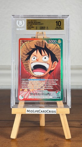 Monkey.D.Luffy (Alternate Art) graded BGS 10 for sale on eBay