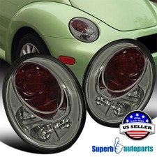Fits 1998-2005 Vw New Beetle Replacement Tail Lights Brake Lamps Smoke