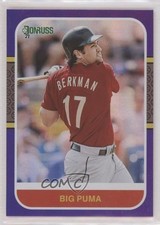 2021 Donruss Retro 1987 Variation Holo Purple Lance Berkman (Big Puma) #223 11vc