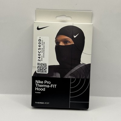 Nike Pro Therma Fit Hyperwarm Hood Balaclava Ski Mask Black White New