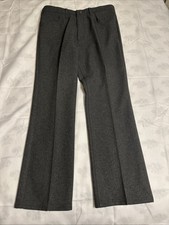 Vintage Wrangler Pants Men's 36x30 Gray Polyester 82GY