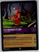Fflewddur Fflam - Luckless Bard 38/207 Foil Attack of the Vine! - Lorcana - NM