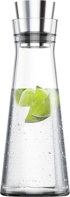Emsa Glaskaraffe FLOW SLIM 1l Kleingeräte 515675 Glaskaraffe
