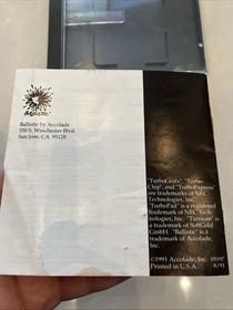 Turrican (TurboGrafx-16, 1991), TG16 Case, Manual, Sleeve & Hu Card Tested!