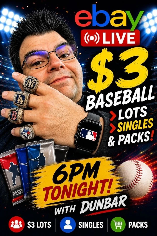 LIVE - Lots Singles & Packs Starting at $3 with Pete & Tom!