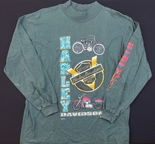 Vintage 90s Harley-Davidson "50 Years American Made" Mock Neck Sweater Size L