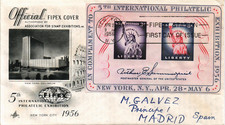 US 1956 FDC FIPEX New York Yvert SS 9 Liberty. New York Coliseum (GX)