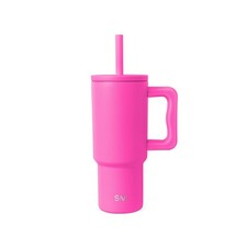 Kids 24 oz Tumbler with Handle and Silicone Straw Lid  Spill Proof and Leak ...