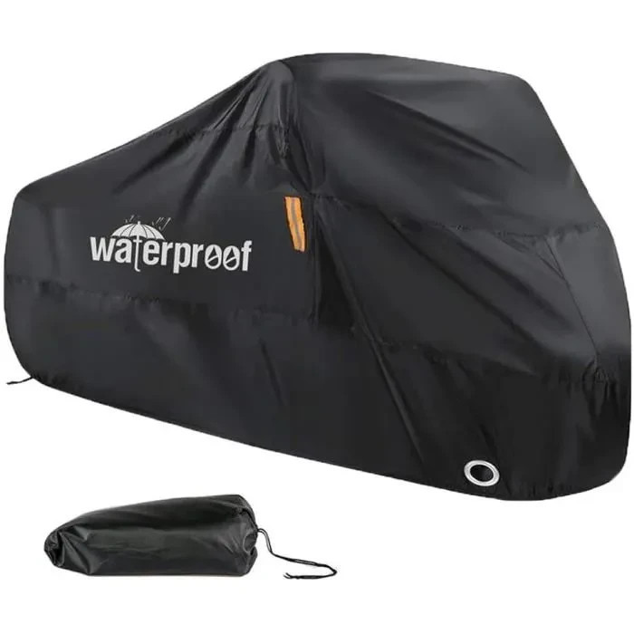 Housse de vélo nylon 210T supérieure abri étanche extérieur pour deux vélos de course ou VTT