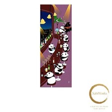 Neu HAMAMONYO Bild Tenugui 'Panda BAR'