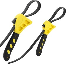 Heavy Duty Strap Wrench Adjustable Rubber Belt Wrench Oil Filter Plumbing Tool 2