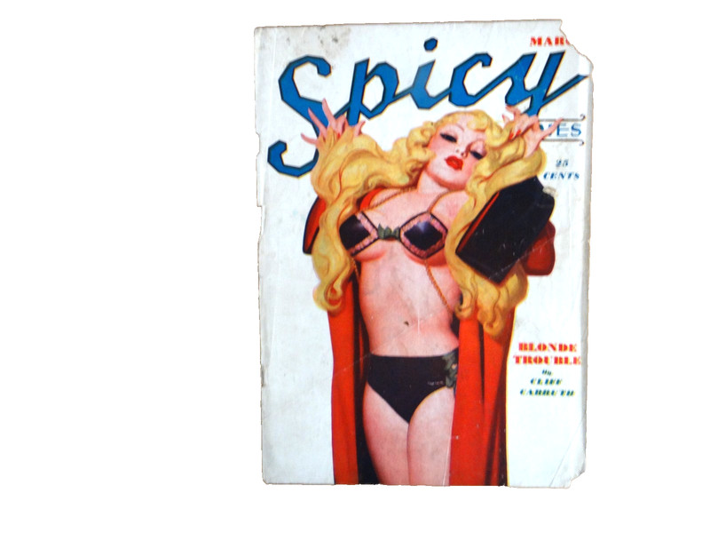 Spicy Stories – March 1938 – COVER ONLY 