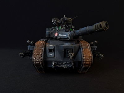 COMMISSION painted Death Korps of Krieg Leman Russ Tank weapon on