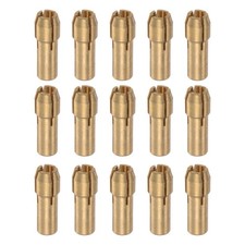 15pcs 3.2mm Brass Drill Chucks Collet Bit Sets for Rotary Tools, 4.8mm Shank