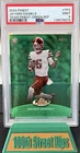 2024 Topps Finest Team Finest Jayden Daniels Green Refractor PSA 9 49/75 No. TF2