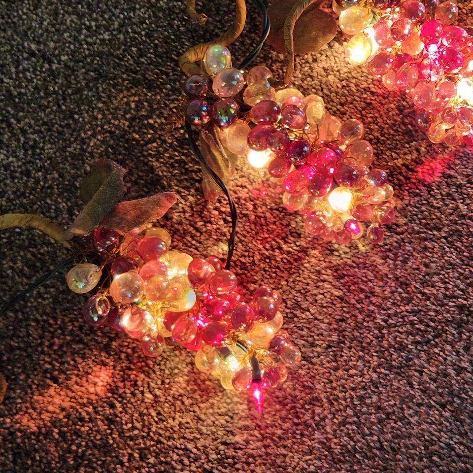 LUCES RACIMO DE UVA 5 racimos en cadena interior/exterior  Foto 4 de 4