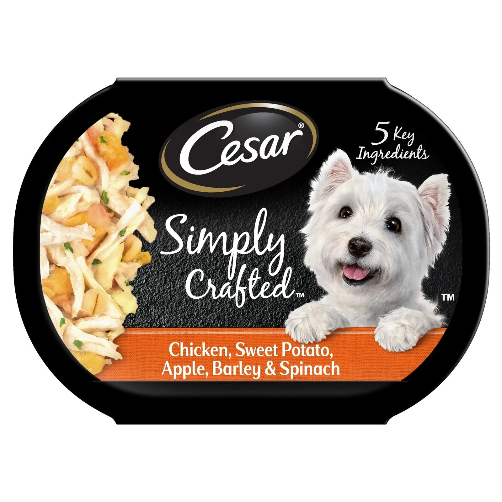 Simply Crafted Chicken & Vegetables Adult Wet Dog Food Meal Topper 1.3 oz Tub