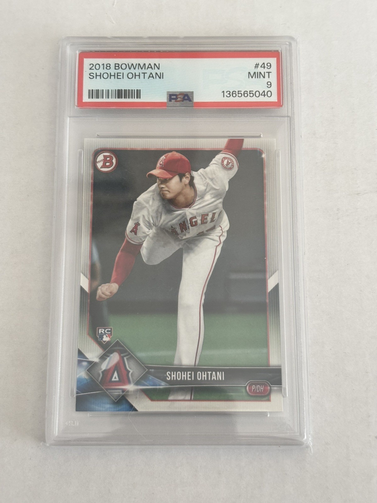 Shohei Ohtani 2018 Bowman #49 Base Price Guide - Sports Card Investor