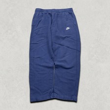 Nike Joggers Mens XL Sportswear Swoosh Embroidered Fleece Track Pants, Navy
