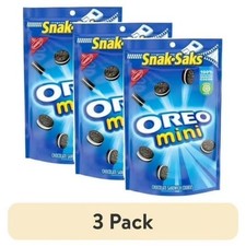 Minis Chocolate Sandwich Cookies, Family Size 3 Pack, 8 oz Total
