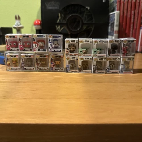Star Wars, and FNAF Bitty Pop lot of 18