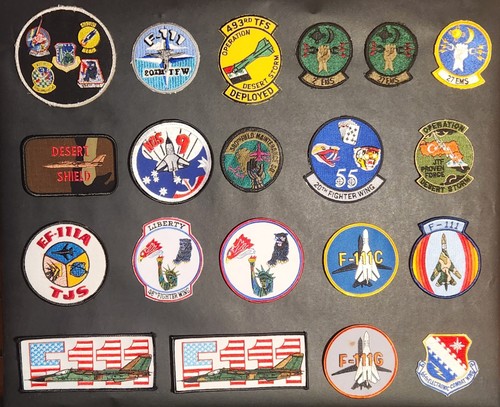 USAF Military Patches $4.99 Each – Lot Fighter Squadron RAF – More On My Page
